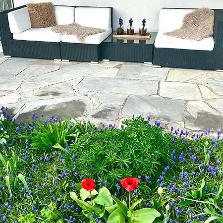 アパート Grosses Mit Terrasse Und Garten オーバーハヒング